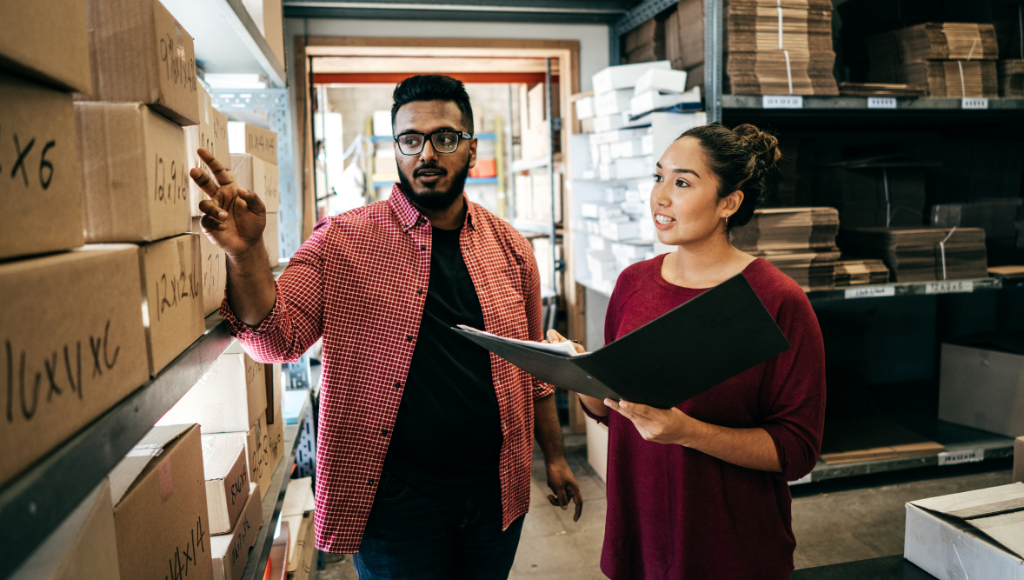 small business owner working